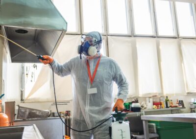 Intervento di sanificazione cucina ristorante